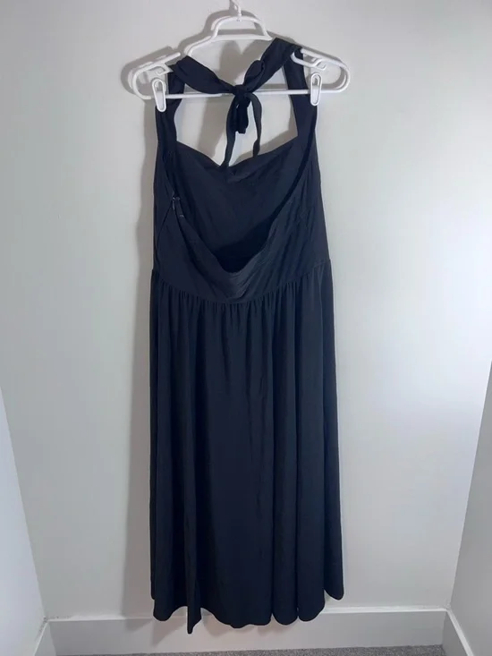 Hill house The Fleur Midi Dress black XL - Picture 13 of 13